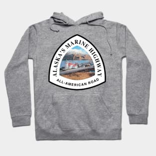 Alaska's Marine Highway All-American Road trail marker Hoodie